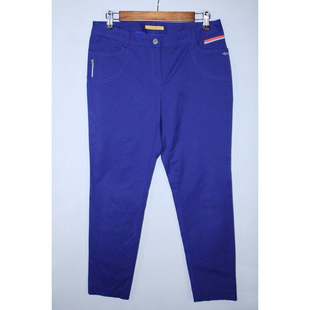 Louis Castel Women's Size 6/Korean 73‎ Violet Golf Pants